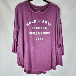 Grayson Threads Rock N Roll 3/4 Sleeve Shirt